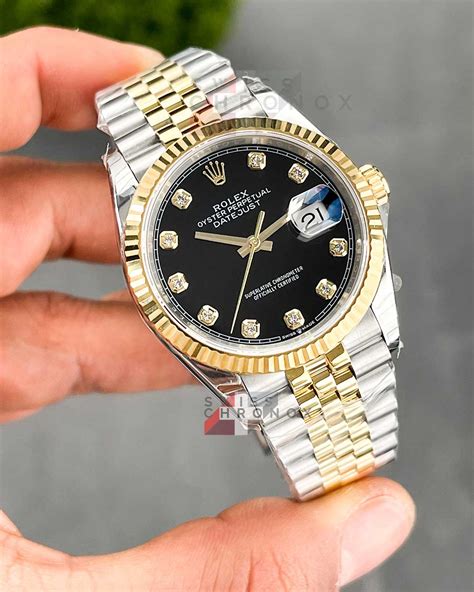 rolex datejust 2 tone diamond|two tone Rolex Datejust 36mm.